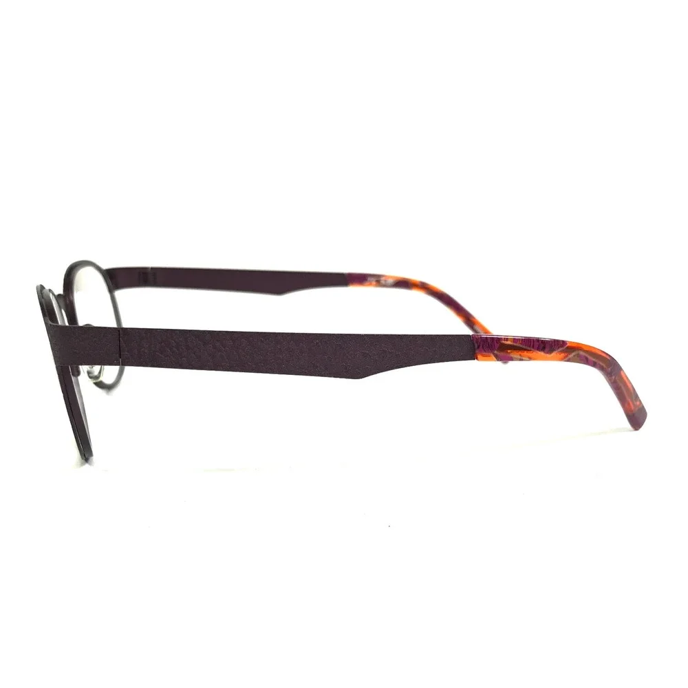 J.F. Rey Eyeglasses Frames JF2600 7979 Matte Purple Textured Ribbed 45-23-135